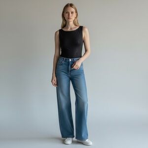 The Commons Black body suit, Medium, NWOT